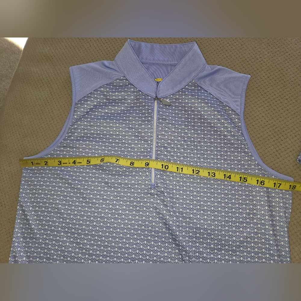 Greg Norman Golf 2 piece women's outfit SLEEVELESS ZIP POLO medium & skort - Picture 4 of 16